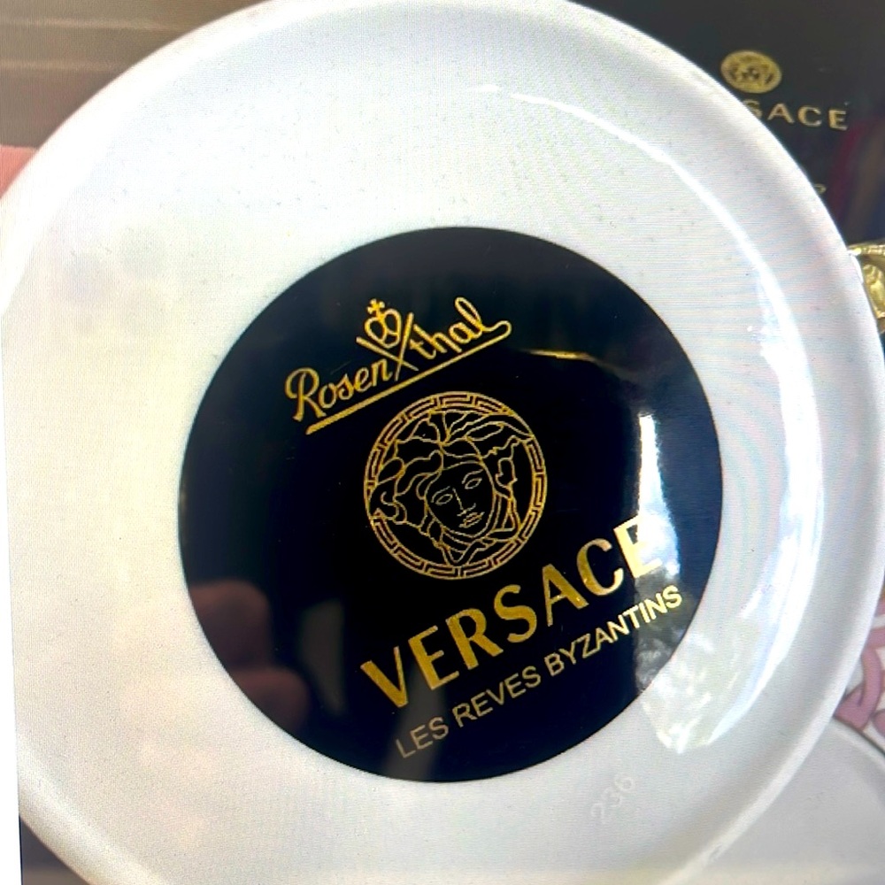 New Versace Byzantine Dreams Soup Cup & Saucer Rosenthal - Picture 5 of 9